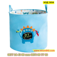 Удобен и функционален кош за детски играчки - КОД 3054, снимка 3 - Други - 44745416