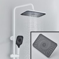 Интелигентен термостатен душ за баня с дисплей / бял / черен / сив, снимка 12 - Душове - 40913087
