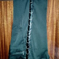 Мъжки панталони с кожен кант и метални халки, снимка 1 - Панталони - 41963110