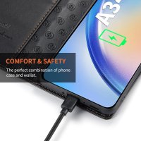 ivencase калъф за Samsung Galaxy A34 5G и 2 протектора от закалено стъкло, (черен), снимка 8 - Калъфи, кейсове - 42283355