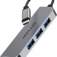  Нов Хъб с 4 порта USB 2.0 за компютър / лаптоп Адаптер концентратор, снимка 1 - Други - 33778958