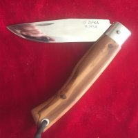 Турция-джобен нож, сойка , дръжка орех-90х200мм, снимка 3 - Ножове - 39232700