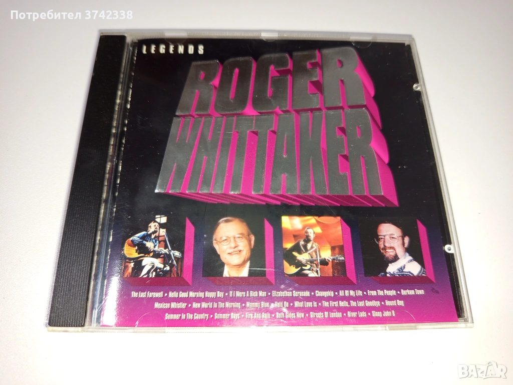 Компакт диск Roger Whittaker- Legends, снимка 1