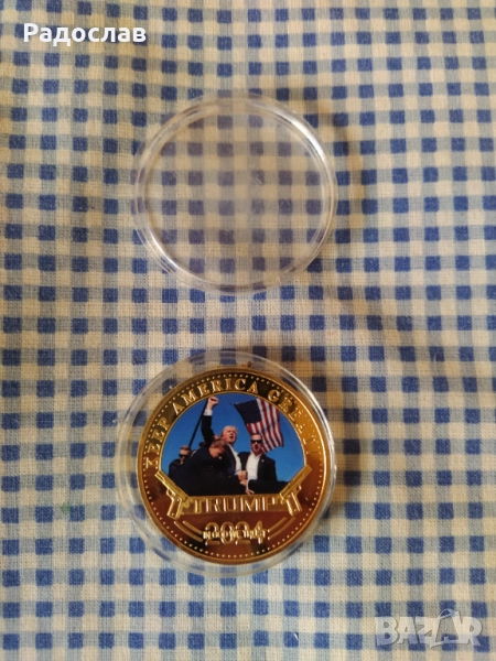 възпоменателна монета Donald Trump, снимка 1
