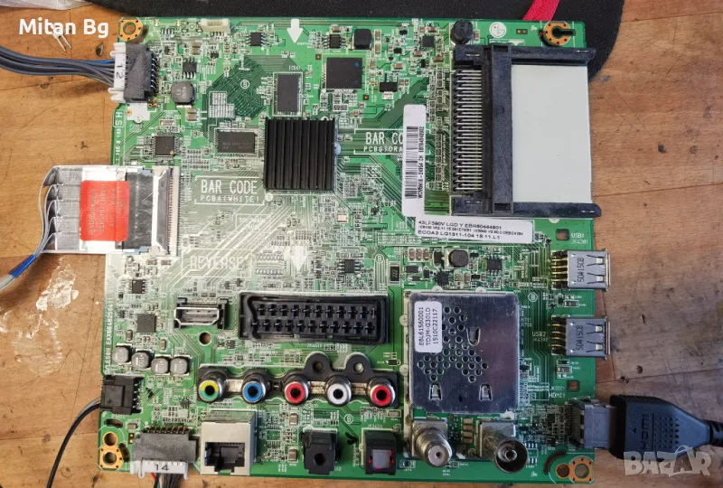 Main Board EAX66482504 LG 43LF590V, снимка 1