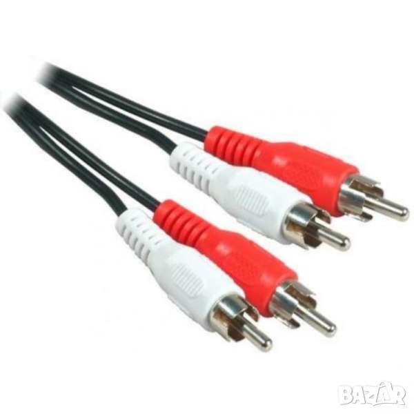 RCA to RCA аудио кабел male to male 10 meters., снимка 1