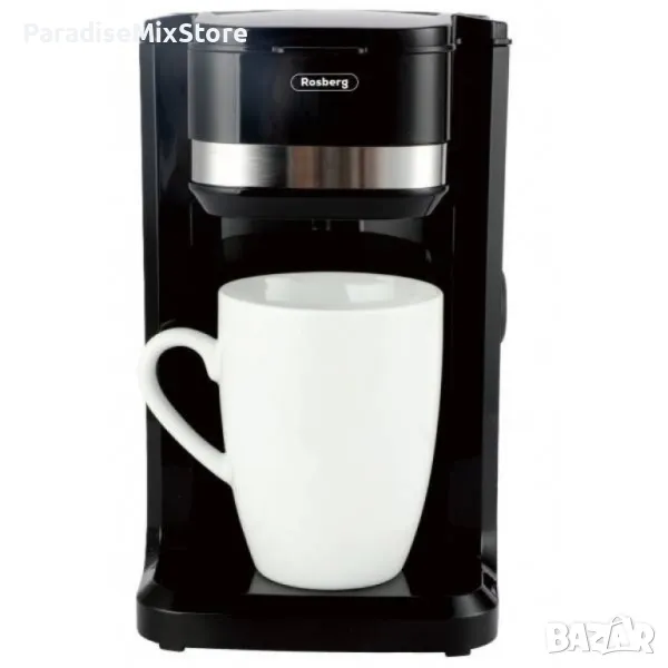 Кафеварка 350W 150 мл. с една чаши, черна, снимка 1