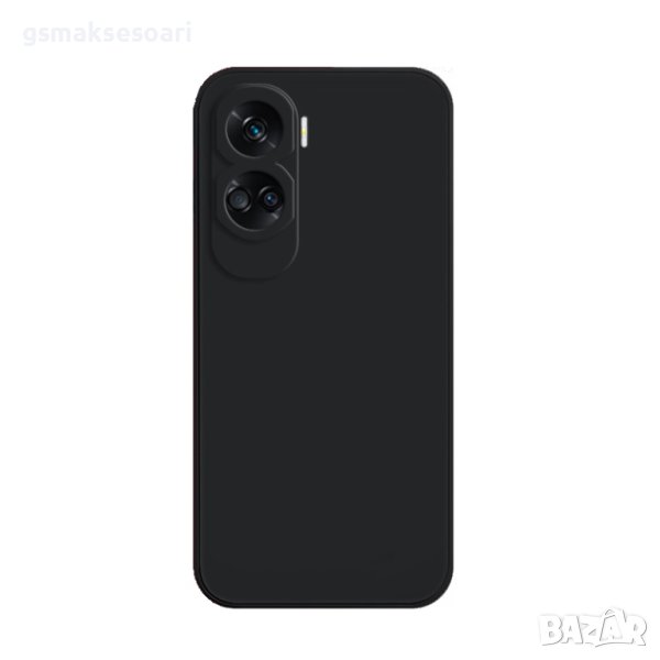 Honor 90 Lite 5G - Черен Матов Кейс Гръб, снимка 1