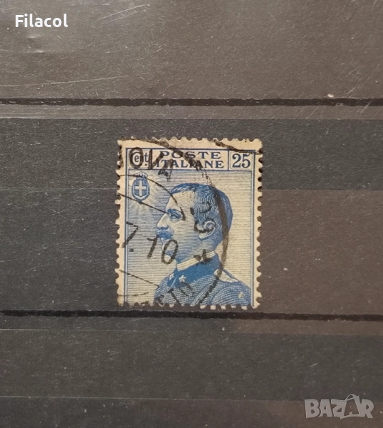 Италия 1908 г. Крал Виктор Емануил III, снимка 1