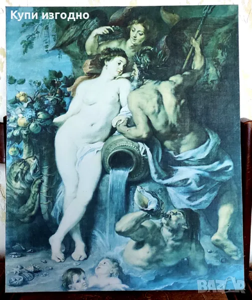 Картина "The Union of Earth and Water" - Рубенс, репродукция., снимка 1