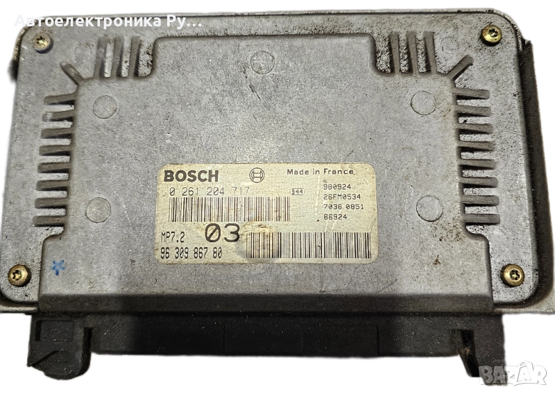 компютър Peugeot 306 1.6 ,0261204717, MP7.2,9630986780, снимка 1