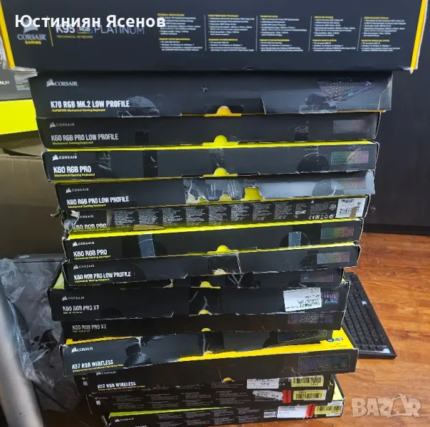 Продавам запазени Gaming клавиатури висок клас Corsair , снимка 1