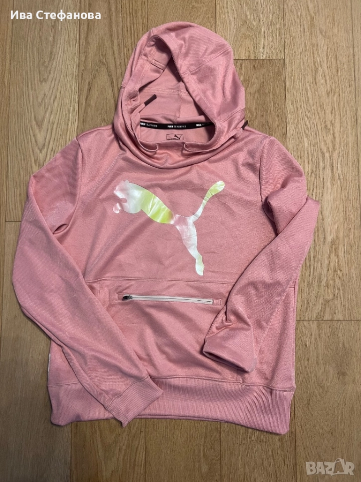 Нова уникална розова спортна блуза суичър Puma Пума puma , снимка 1