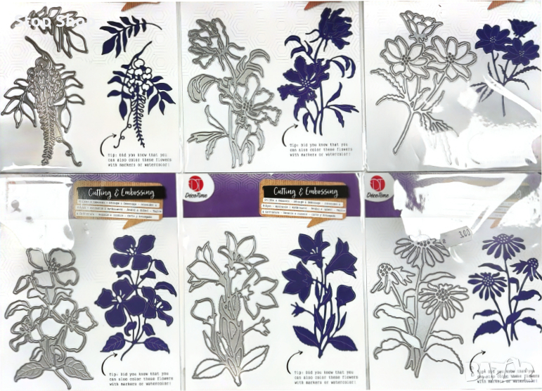 НОВИ Големи Шаблони щанци за рязане и релеф , снимка 1