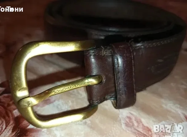 SCHUCHARD & FRIESE Оригинал Мъжки Колан Изцяло от Естествена Кожа 125см. , снимка 1