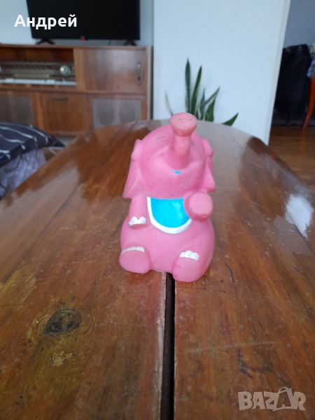 Стара детска играчка Слон,Слонче #6, снимка 1
