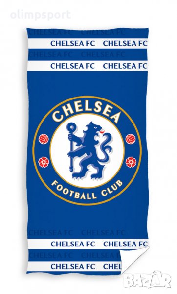 Лицензирана плажна кърпа на британския гранд ФК Челси. , снимка 1