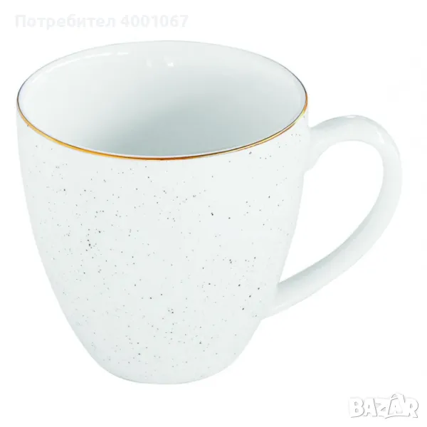 бяла керамична чаша, снимка 1