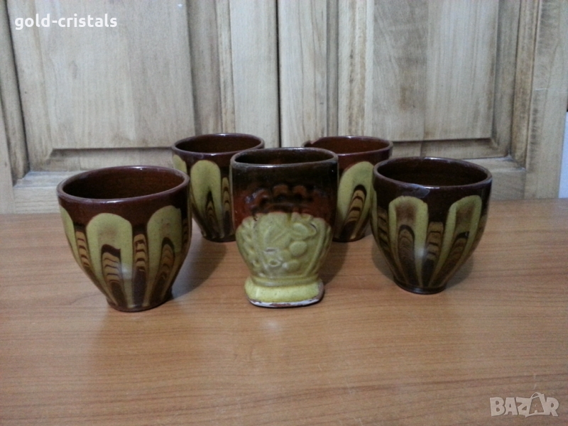 Битови чашки за ракия и вино обща цена , снимка 1