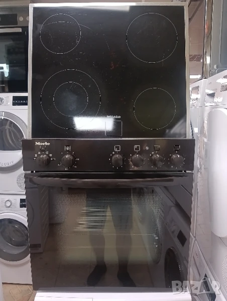 Кафява печка за вграждане с керамичен плот Миеле Miele с две години гаранция!, снимка 1