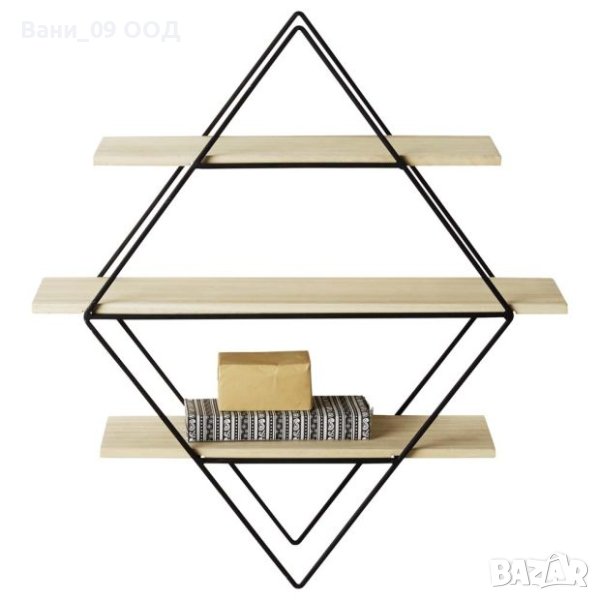Ромбоидна етажерка с модерен дизайн, снимка 1