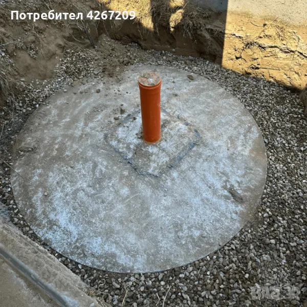 Изграждане на Септични Ями Шахти с Бетонни Пръстени с Багер Канализация, снимка 1