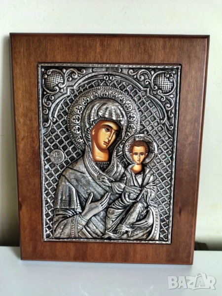 Страхотна Сребърна Икона Проба 0.950, снимка 1