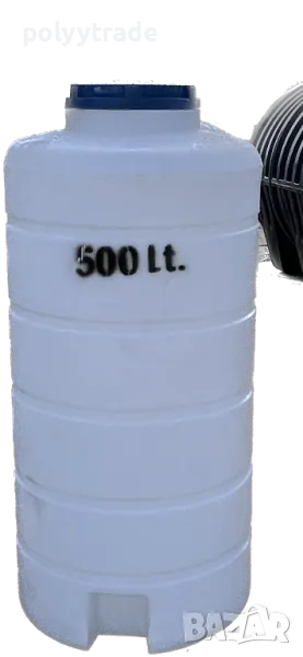 Полиетиленов вертикален резервоар 500-Литра „Политрейд“, снимка 1