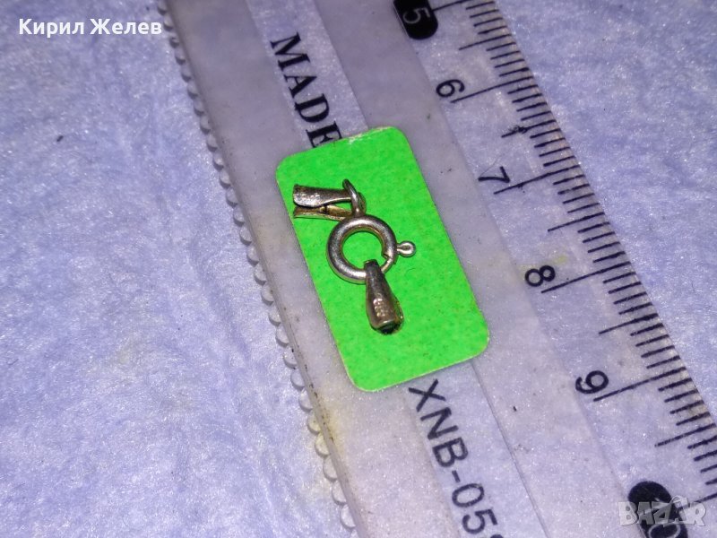 СРЕБЪРНА КАРАБИНКА за НЕЖНА ГРИВНА или КОЛИЕ СРЕБРО 925 ЗАКОПЧАЛКА за ВЕРИЖКА 32383, снимка 1