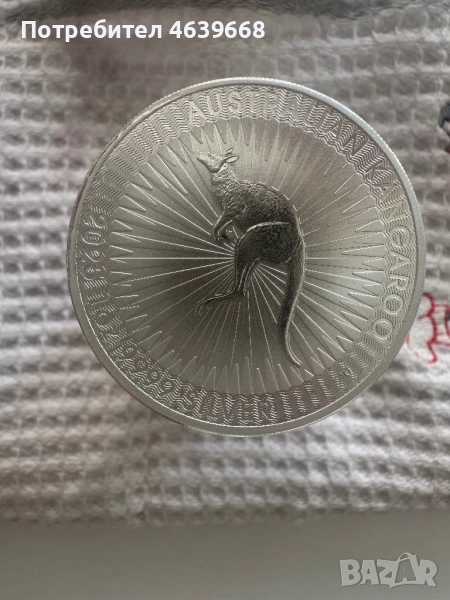 Сребърни монети 1 унция, снимка 1