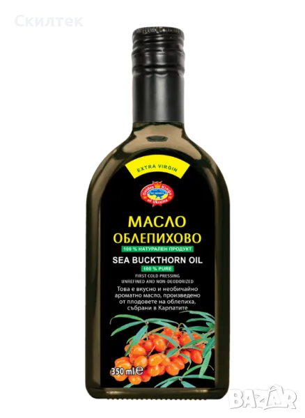 Масло от облепиха Облепихово EXTRA VIRGIN Нерафинирано студенопресовано морски зърнастец Агроселпром, снимка 1