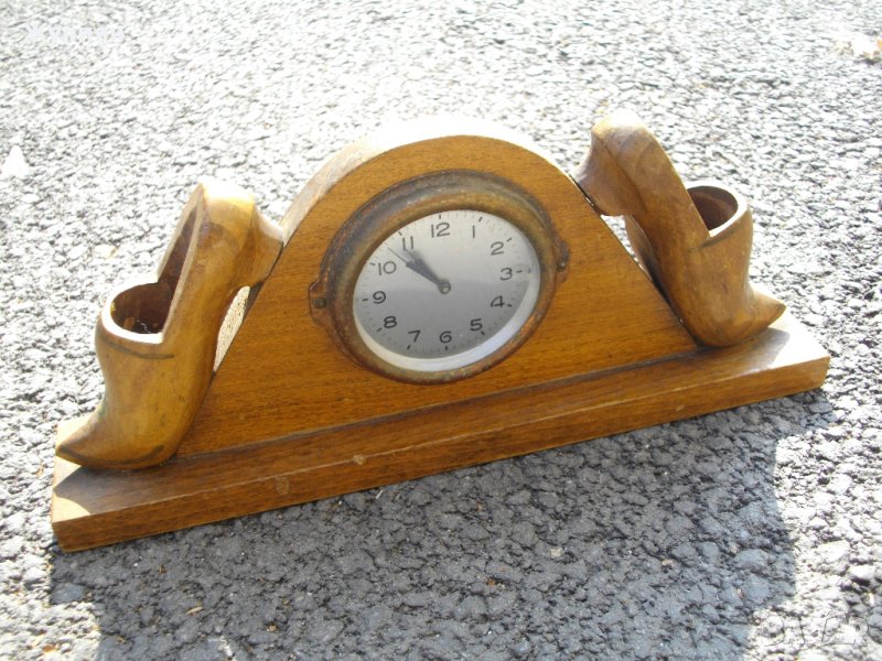 СТАР НАСТОЛЕН КАМИНЕН ЧАСОВНИК, снимка 1