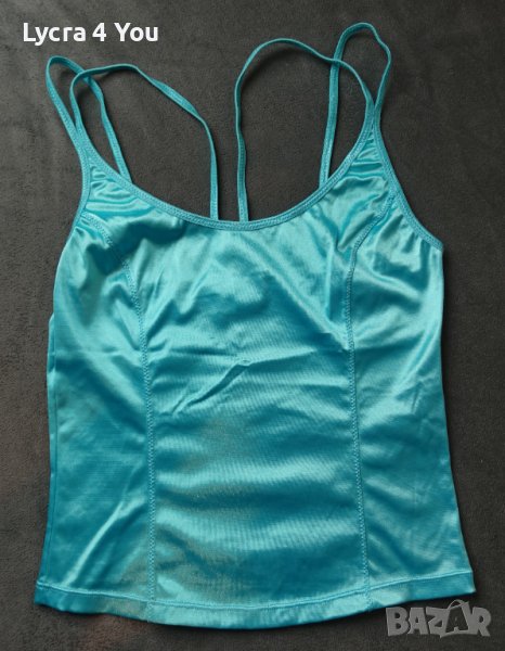 Yamamay S сатенено тюркоазено потниче, снимка 1