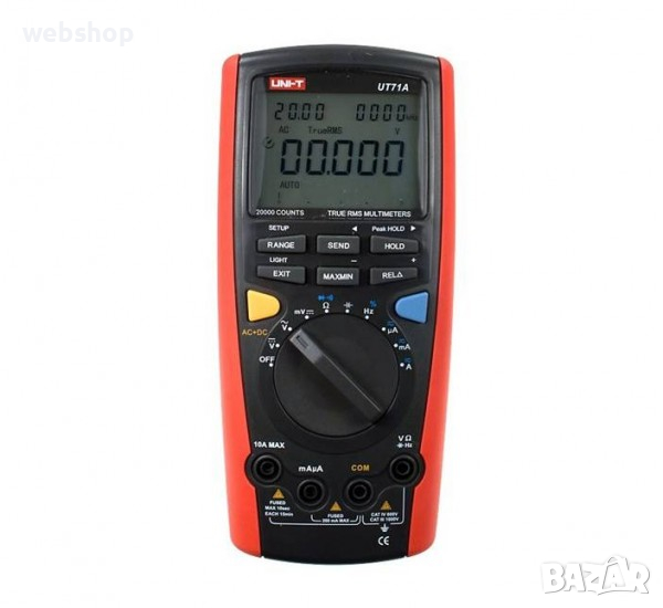 Мултицет с интерфейс UT-71A VAC/VDC | ADC/VDC | OHM | F | Hz, снимка 1