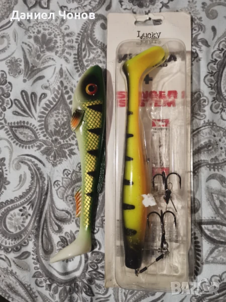 Шадове за тежък спининг Abu Garcia Beast Paddle Tail и John Kubira Swim Shad , снимка 1