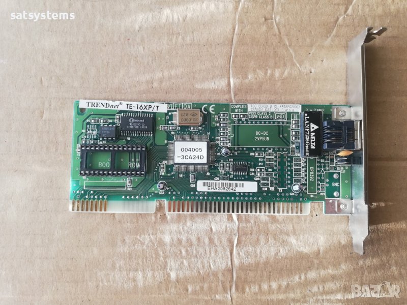 TRENDnet TE-16XP/T Network Ethernet Controller Card 16-bit ISA, снимка 1