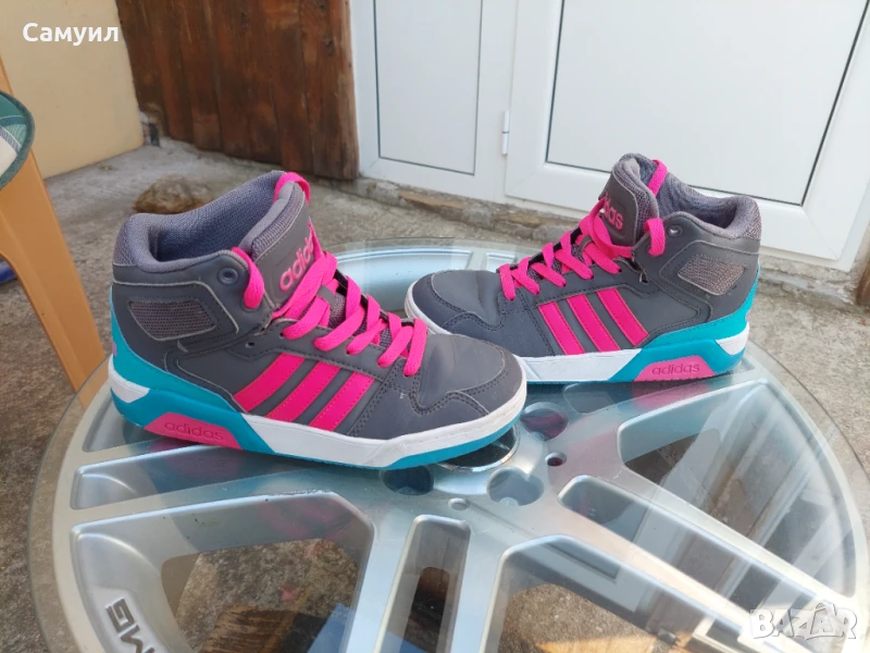 Адидас 36 номер сиво/розово, снимка 1