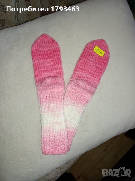 Ръчно плетени детски чорапи, снимка 1