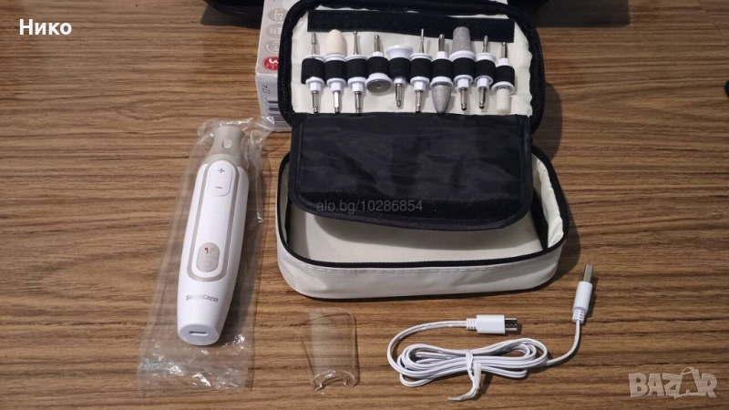 Eлектрическа пила SilverCrest с 10 приставки за пилене и лед осветление, снимка 1