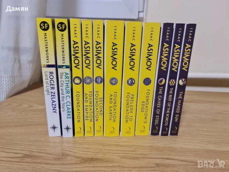 Asimov, Clarke, Zelazny - книги на английски език, снимка 1