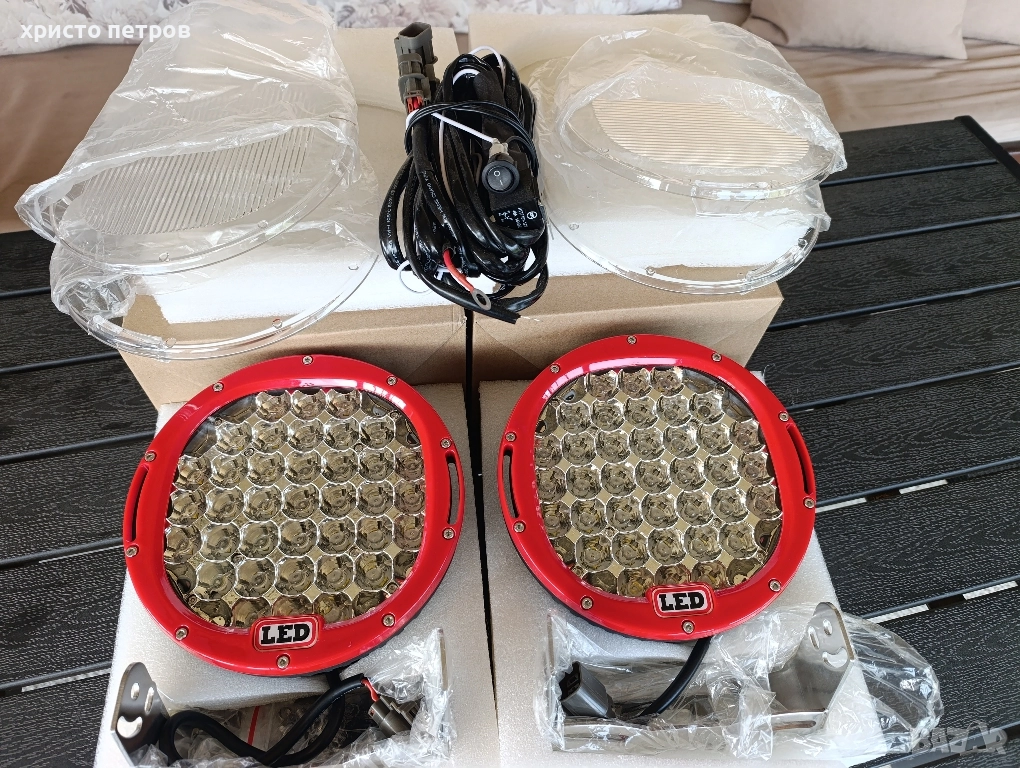 Мощни халогени 185 вата  10-32V, снимка 1