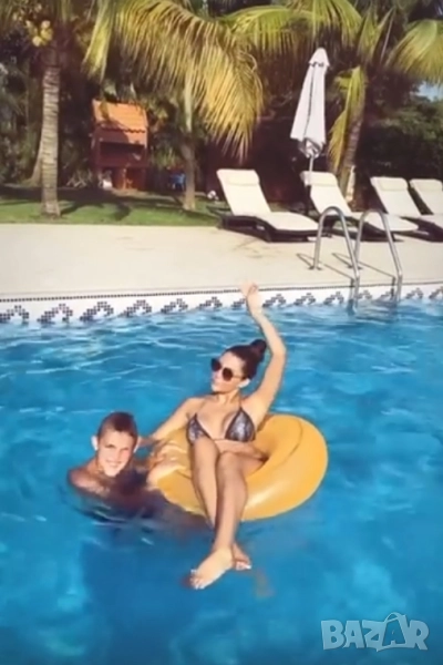 Златен надуваем ринг, 90 см, снимка 1