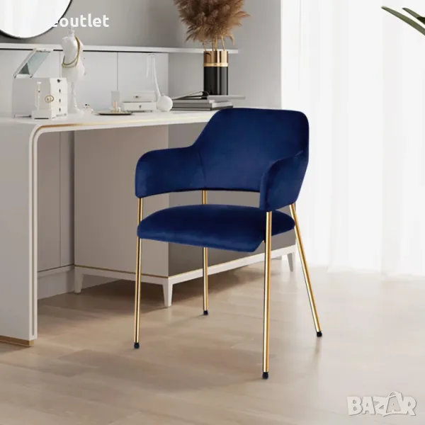 ПРОМОЦИЯ Трапезни столове с елегантна конструкция, к-т от 2бр C-UDC058BU, снимка 1