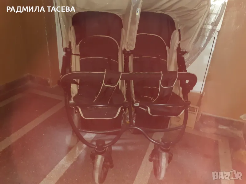 детска количка за близнаци Hauck, снимка 1