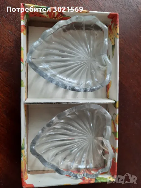  НОВИ Кристални формички за сервиране на сладко, снимка 1