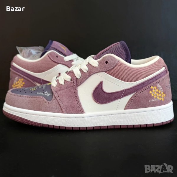 Nike Air Jordan 1 Low Unity Lavender Размер 37.5 Номер Дамски Обувки Женски Shoes, снимка 1