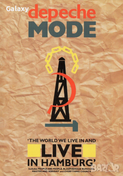 Depeche Mode - The World We Live In And Live In Hamburg 1985 DVD, снимка 1