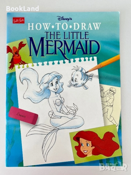 How to draw The little Mermaid| Disney| Как да нарисуваш Малката русалка, снимка 1