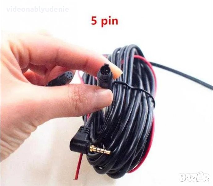 Широкоъгълна 170 Градуса Ъгъл на виждане 5 PIN Камера за Aвтомобил - 5 ПИНА IP67 Водоустойчивост, снимка 1