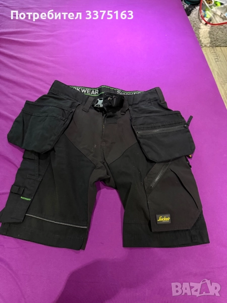 Snickers черни къси панталони, снимка 1